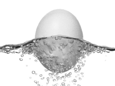 How can I make an egg float?