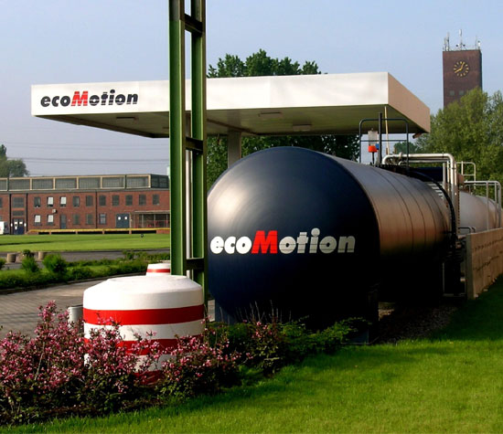 A biodiesel filling station