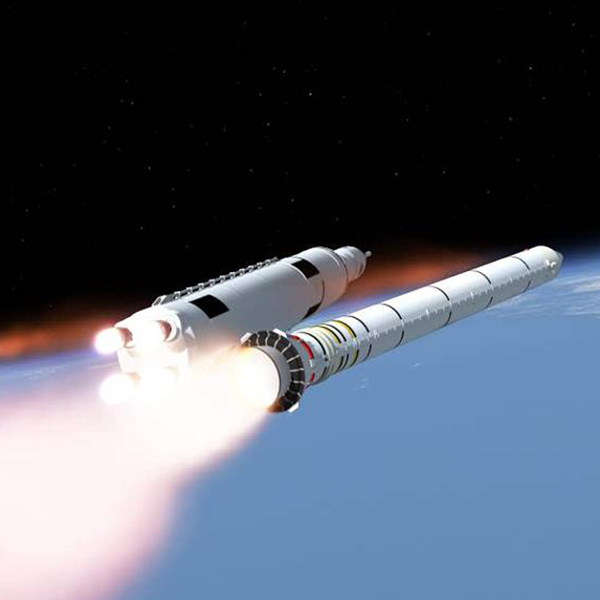Artist’s conception of NASA’s Space Launch System