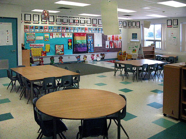 Public School Kindergarten Classroom