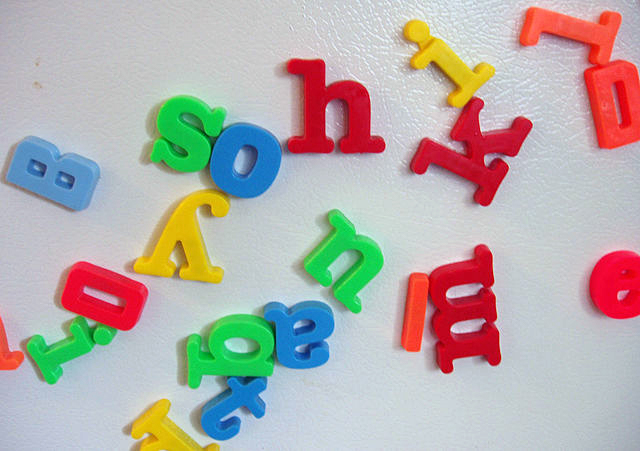 Magnetic letters 