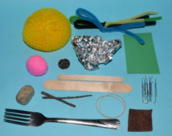 Assortment of objects made of different materials 