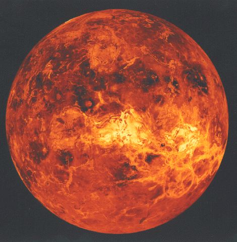 Image of the planet Venus 