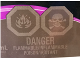 Fire warning and Poison warning 