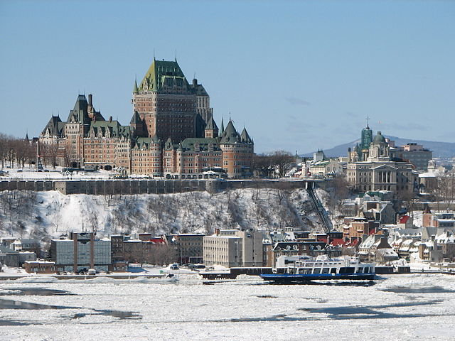 Quebec City and Chateau Frontenac, Quebec City, Quebec