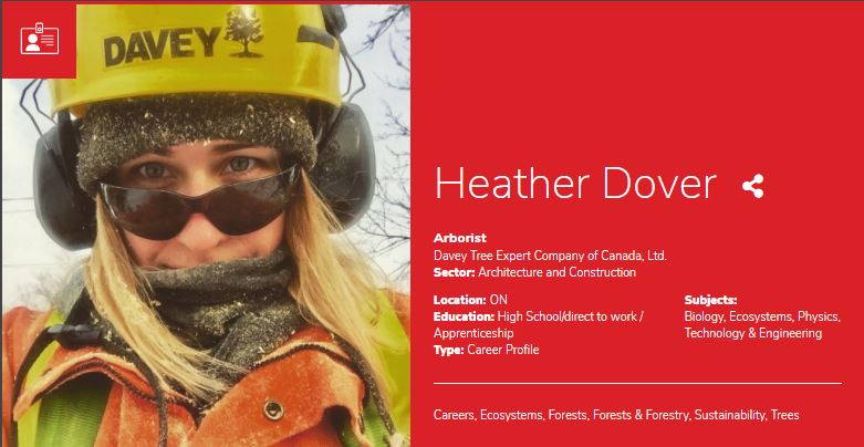 Heather Dover career profile card