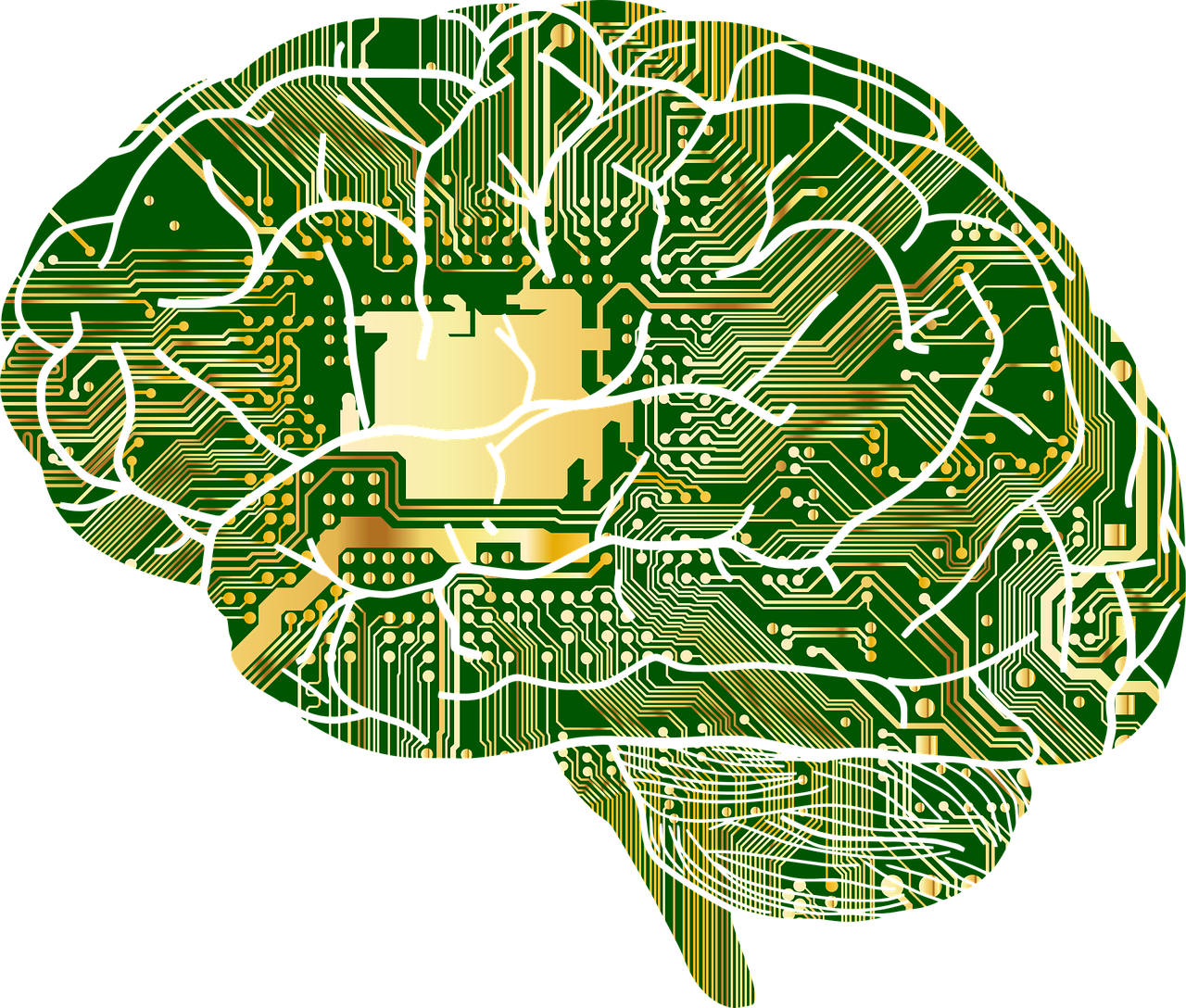 Artificial Intelligence Brain Concept