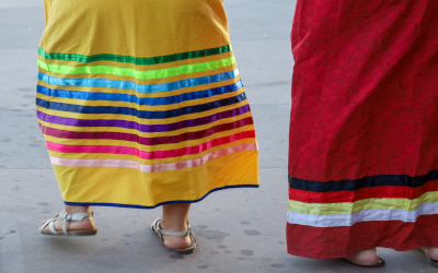 Indigenous-made skirts