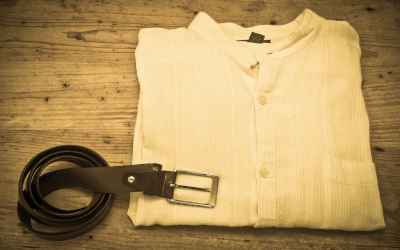 Linen shirt and a belt