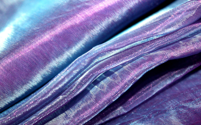 Purple synthetic fabric