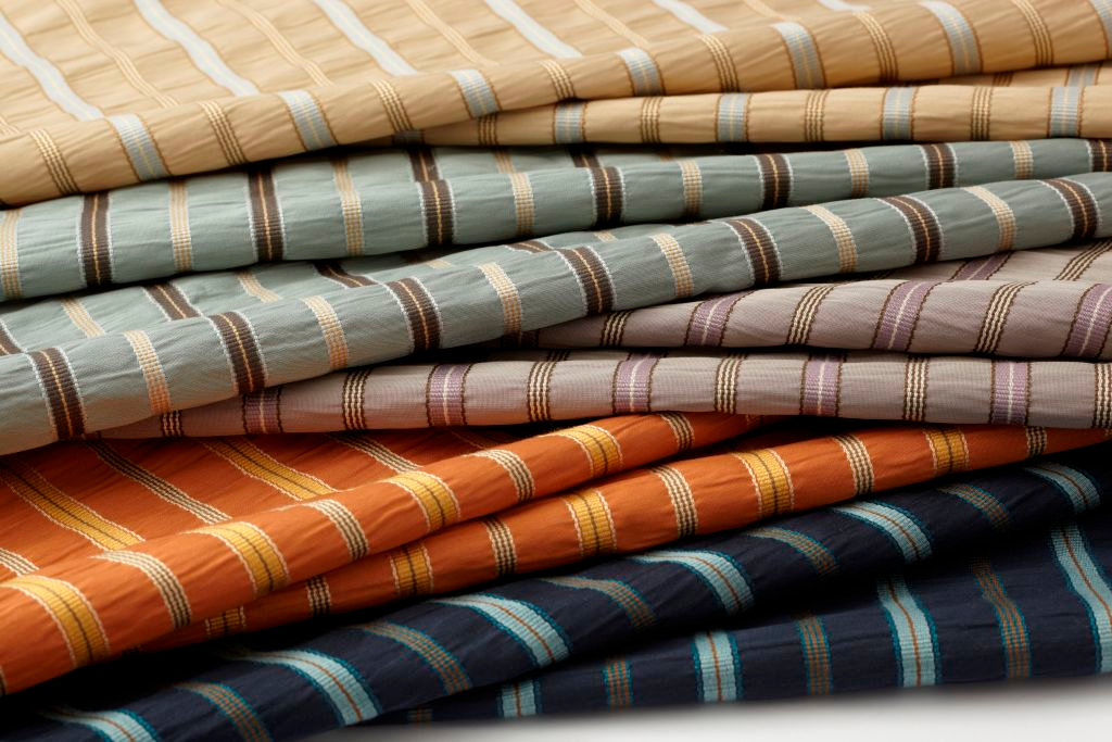 Collection of synthetic fabrics