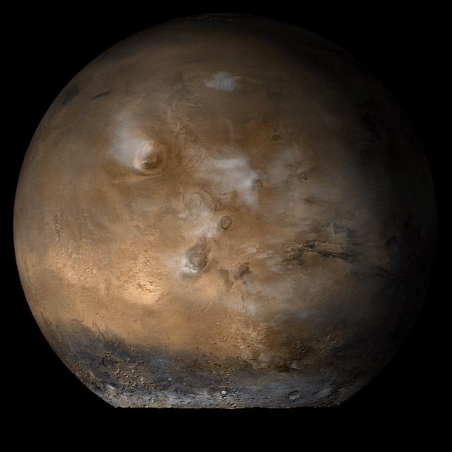 The face of the planet Mars (NASA)