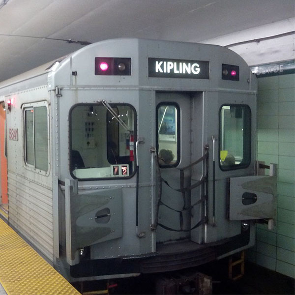 TTC subway train
