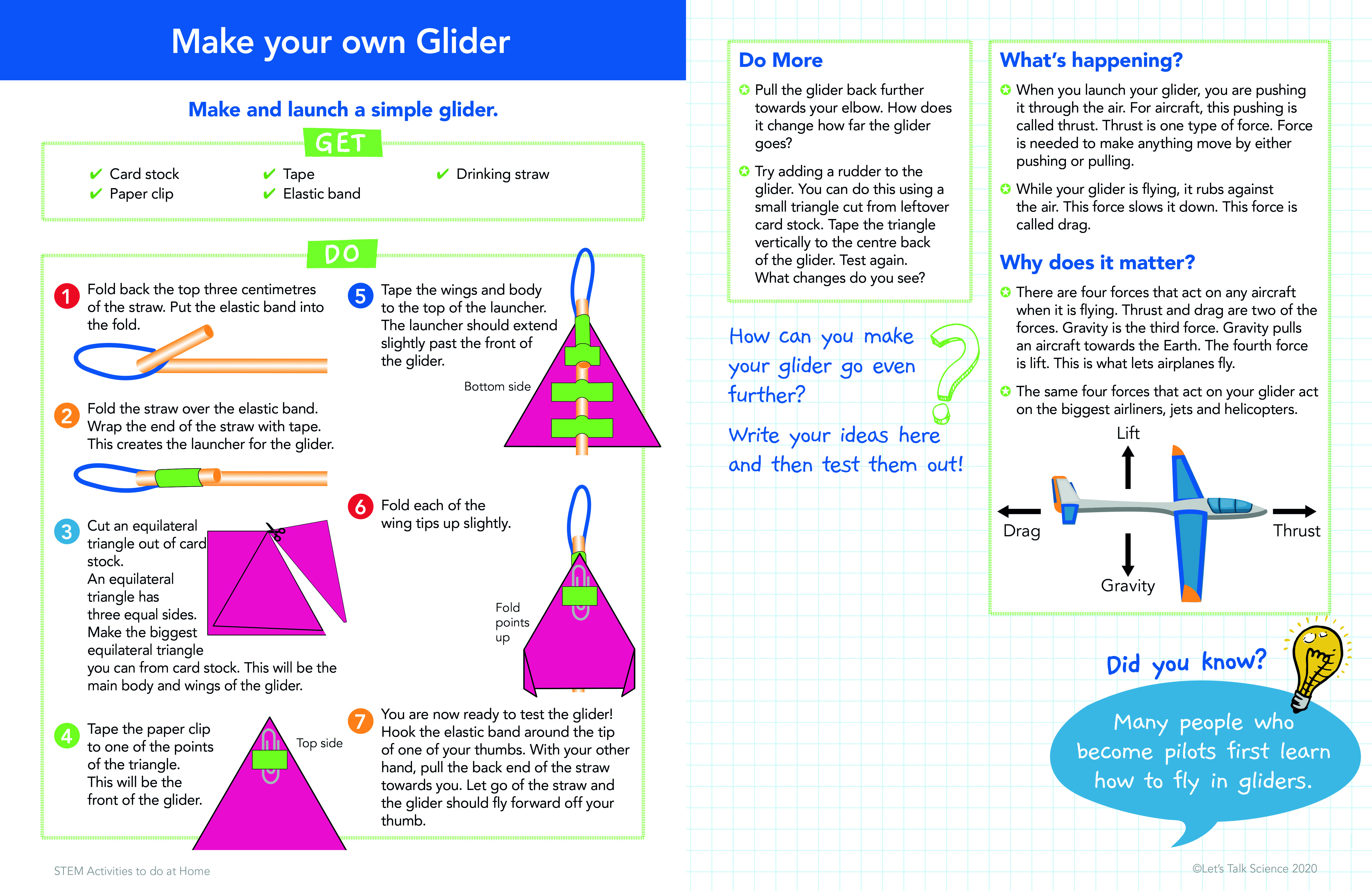 Make your own glider