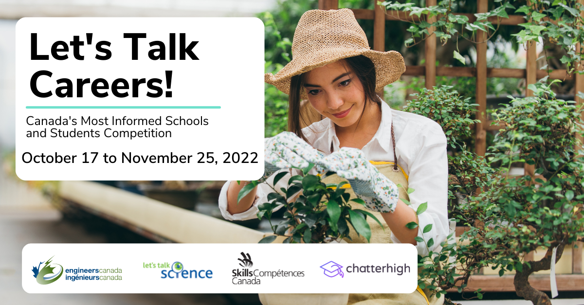 Let’s Talk Careers! Canada’s Most Informed School and Students Competition