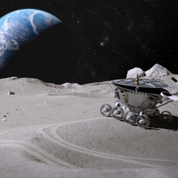 Rover on the Moon