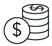 Illustration of stacked coins