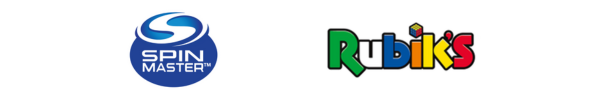 Spinmaster and Rubik's logos