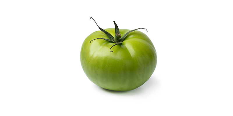 Unripe tomato
