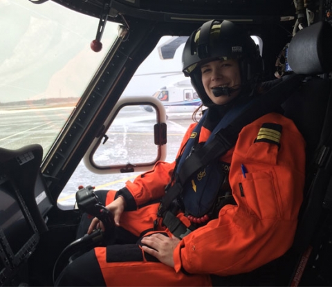 Allison Rumbolt, Helicopter Pilot 