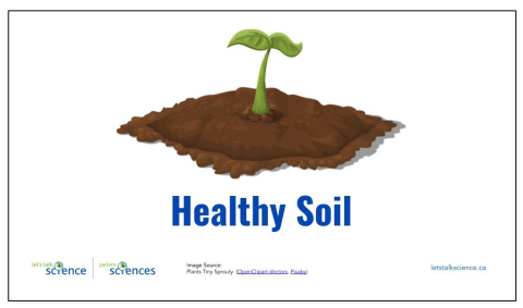 First slide of the Healthy Soil presentation