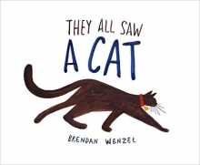 Cover of They All Saw a Cat by Brendan Wense