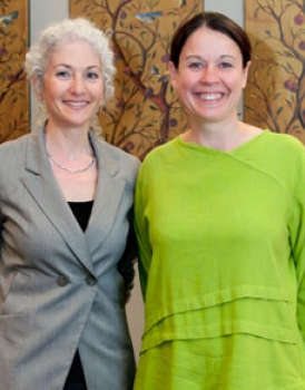Let’s Talk Science President Bonnie Schmidt with Deborah Saucier