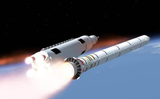 Artist’s conception of NASA’s Space Launch System