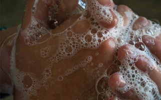 Soapy hands