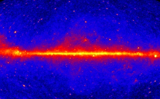 Gamma ray image of the Milky Way taken by NASA’s Fermi Gamma Ray Space Telescope (NASA)
