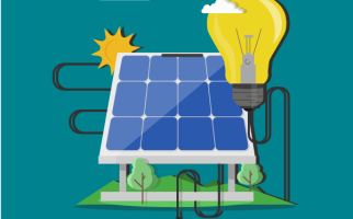 Solar power illustration