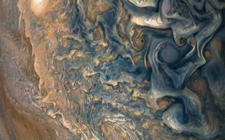 Jupiter’s atmosphere taken from NASA's Juno spacecraft