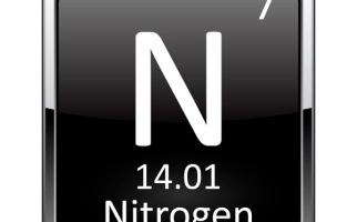 Nitrogen symbol from periodic table