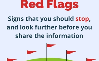 Infographic cover image for Misinformation Red Flags