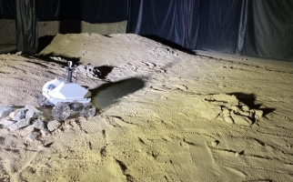 Lunar Rover prototype out in space-like conditions 