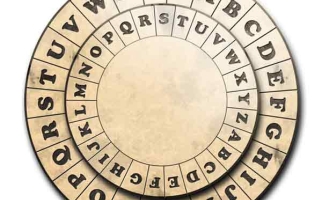 Caesar cipher wheel