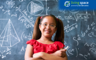 Girl in math class, Living Space powered by Let's Talk Science