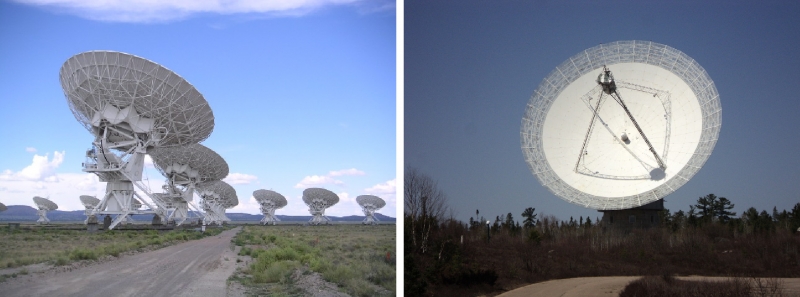 Very Large Array and Thoth telescopes