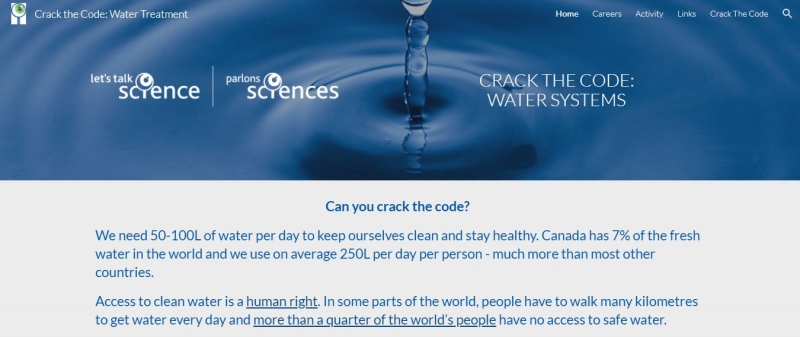 screen grab from Crack the Code Google site