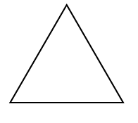 An equilateral triangle