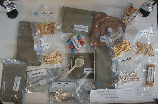 Food on the ISS from 2014