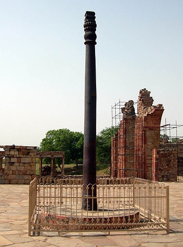 The Iron Pillar of Delhi is an early example of forge welding. It was constructed about 1600 years ago