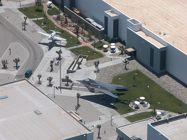 Entrance of the Lockheed Skunk Works in Palmdale, California