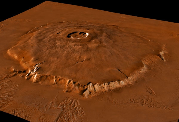 3D image of Olympus Mons