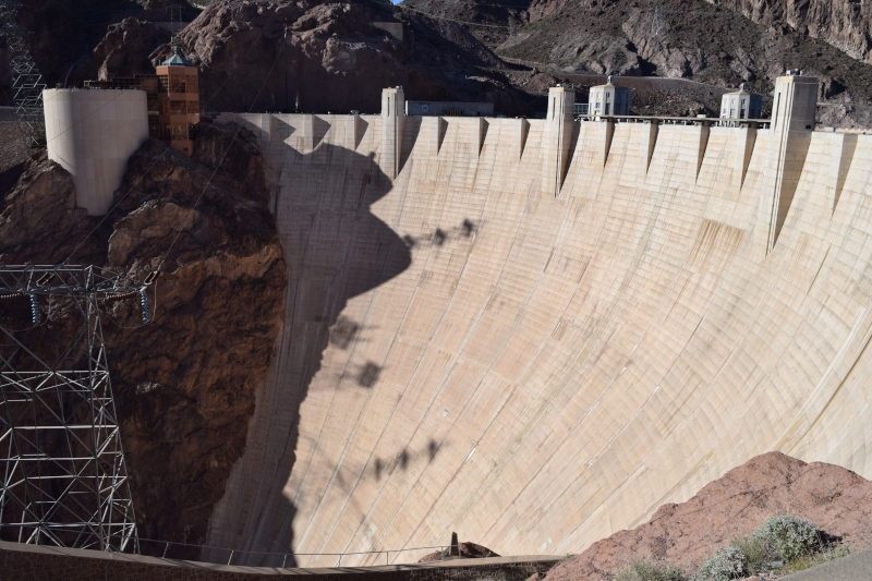 A picture of the Hoover Dam