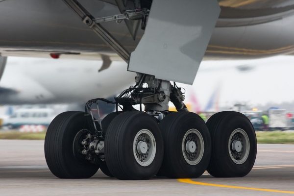 Tires on a Boeing 777