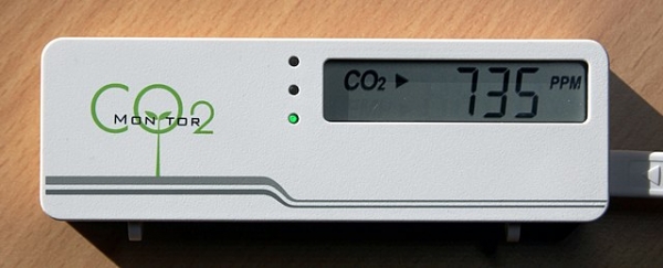Carbon dioxide monitor
