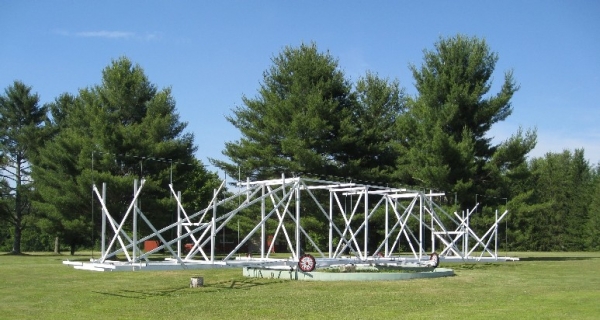 Full-scale replica of Karl Jansky’s radio telescope