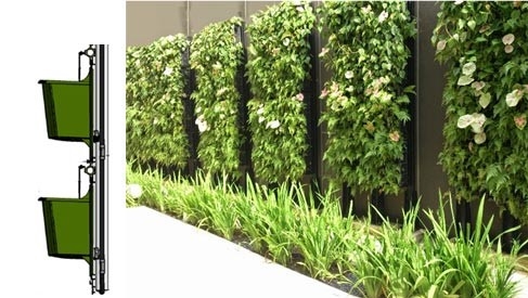 Modular panel green wall system (Iran Green Agent 