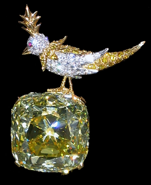 The Tiffany Diamond (in Bird on a Rock setting)